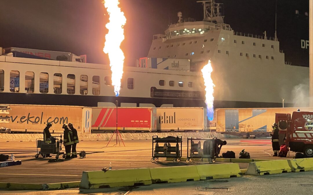 Incidente merci pericolose – Fuoriuscita di gas propano da una tank container al Porto di Trieste